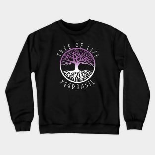 Yggdrasil Tree of Life Pagan Witch As Above So Below Crewneck Sweatshirt